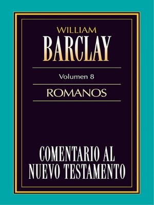 cover image of Comentario al Nuevo Testamento- Barclay Volume 8